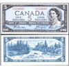 Image 1 : Canada 1954 $5 BC39ai R/C1234567, Unc