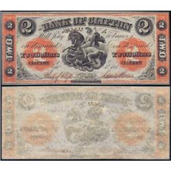 Bank of Clifton Two Dollars PMG Gem Unc