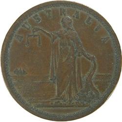 Australia R Parker, Geelong, 34mm, VF