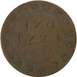 Canada Large Cent 1859 Brockage