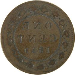 Canada Large Cent 1859 Brockage