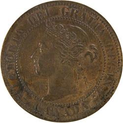 Canada Large Cent 1895 Retained Bubble