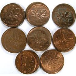 Canada One Cent 1962-81, 8 Off-Centre