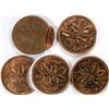Image 1 : Canada, five Elizabeth error pieces