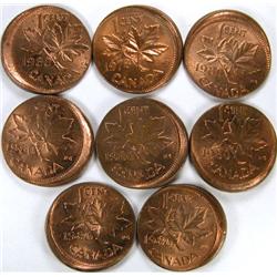 Canada Cent 1980, eight Off-Centres