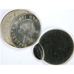 Canada 10 Cent, 25% and 90% Off-Centres