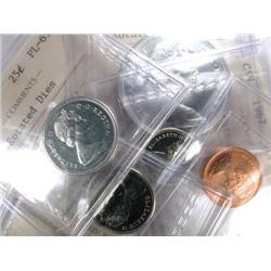 Canada 1967 5 pieces ICCS Rotated Dies