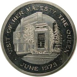 1973 Visit of Queen, Kitchener, Silver