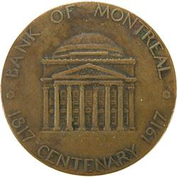 1817-1917 Bank of Montreal Centenary