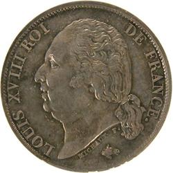 France 1 Franc 1823A NGC MS-64