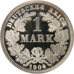 Germany 1 Mark 1904G ICG PR-65 Dcam