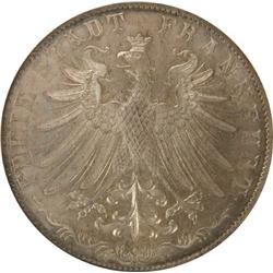 Frankfurt-Brand 2 Gulden 1854 NGC MS-66