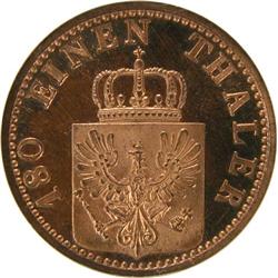 Prussia 2 Pfennig 1869 NGC PR-64 Red
