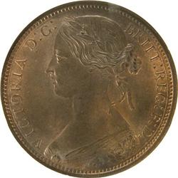 Penny 1862 NGC MS-65 Red and Brown