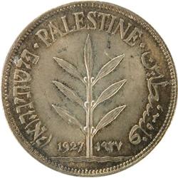 Palestine 100 Mills 1927 ICCS MS-64