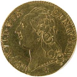 Louis d’Or 1786W Dot, F-VF