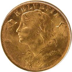 20 Francs 1930B PCGS MS-66