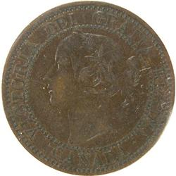 Canada Large Cent 1858 CCCS EF-40