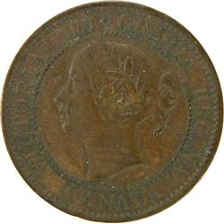 Canada Large Cent 1858, F-VF