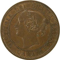 Canada Large Cent 1859 Narrow 9, Unc