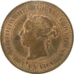 Canada Large Cent 1886 PCGS MS-62 RB