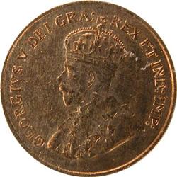 Canada One Cent 1921 ICCS MS-63 RB