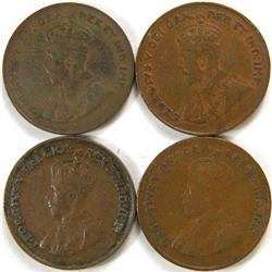 1922, 1923, 1924, 1925, all F or better