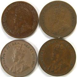 1922, 1923, 1924, 1925, all F or better