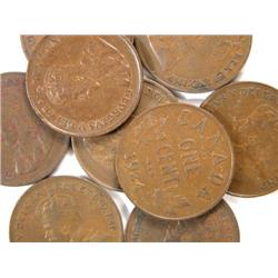 Cent 1924. Nine pieces, all F or better