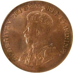 Canada One Cent 1929 PCGS MS-63 RB