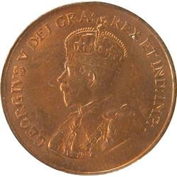 Canada One Cent 1931 PCGS MS-63 RB