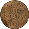 Image 2 : Canada One Cent 1932 ICCS MS-63 Red