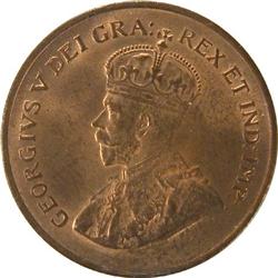 Canada One Cent 1935 ICCS MS-64 Red