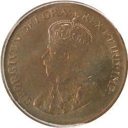 Canada One Cent 1935 PCGS MS-64 RB