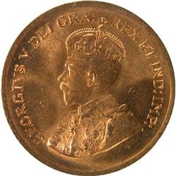 Canada Cent 1936 Pittman ICCS MS-65 Red