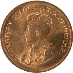 Canada One Cent 1936 ICCS MS-64 Red
