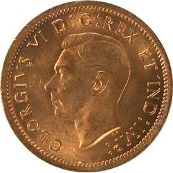 Canada One Cent 1937 ICCS MS-65 Red