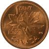 Image 2 : Canada One Cent 1937 ICCS MS-65 Red
