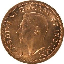 Canada One Cent 1937 ICCS MS-65 Red