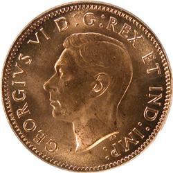 Canada One Cent 1937 PCGS MS-65 Red