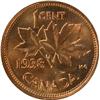 Image 2 : Canada One Cent 1938 ICCS MS-65 Red