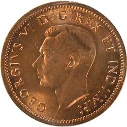 Canada One Cent 1938 ICCS MS-65 Red