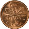 Image 2 : Canada One Cent 1941 ICCS MS-64 Red