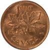 Image 2 : Canada One Cent 1942 ICCS MS-64 Red