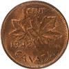 Image 2 : Canada One Cent 1942 ICCS MS-64 Red