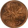 Image 2 : Canada One Cent 1944 ICCS MS-64 Red