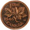 Image 2 : Canada One Cent 1946 ICCS SP-64 Red