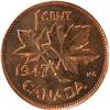 Image 2 : Canada One Cent 1947 ICCS MS-65 Red