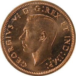 1947 Maple Leaf Pointed 7 ICCS MS-65 RD