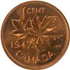 Image 2 : 1947 Maple Leaf, Blunt 7 ICCS MS-64 Red